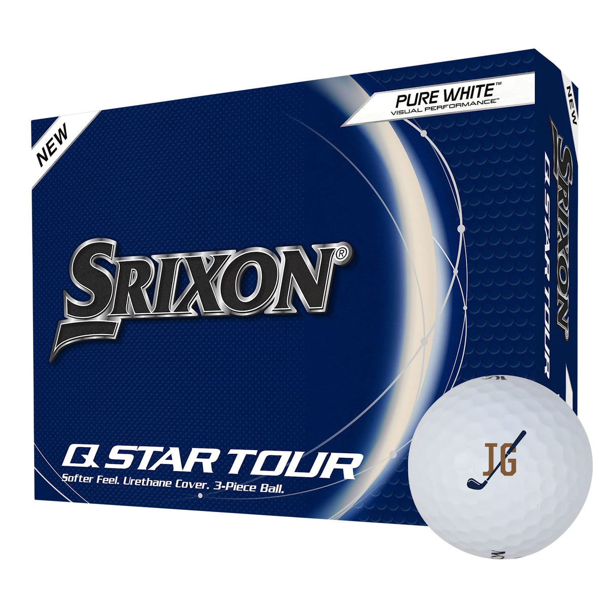 Custom logo Srixon Q-STAR TOUR Golf Balls - 12 Pack