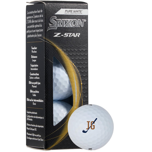 Custom logo Srixon Z-STAR Golf Balls - 3 Pack