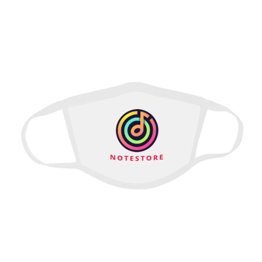 Custom logo 2-PLY Polyester Face Mask With Nose Wire