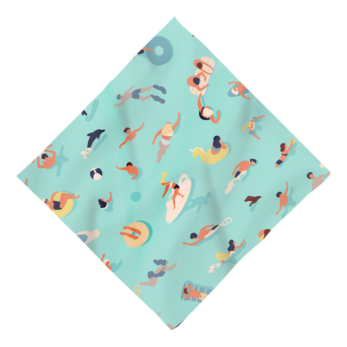 Custom logo 16" x 16" Full Color Dog Bandana