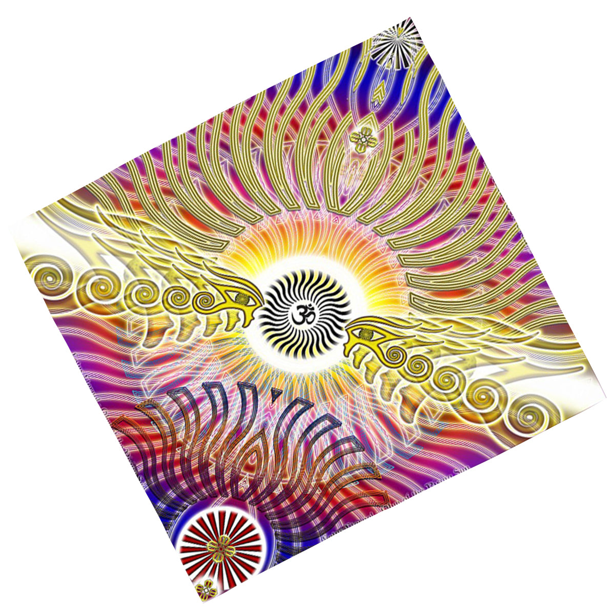 Custom logo 22" x 22" Full Color Bandana