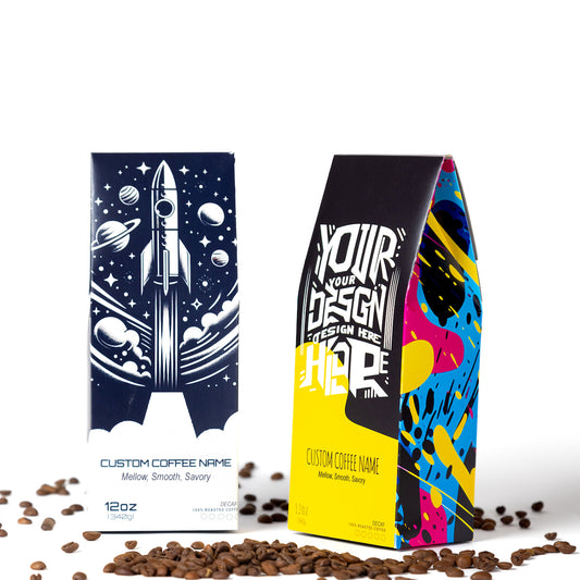 Custom logo 12 Oz. Roastify Ground Decaf Coffee