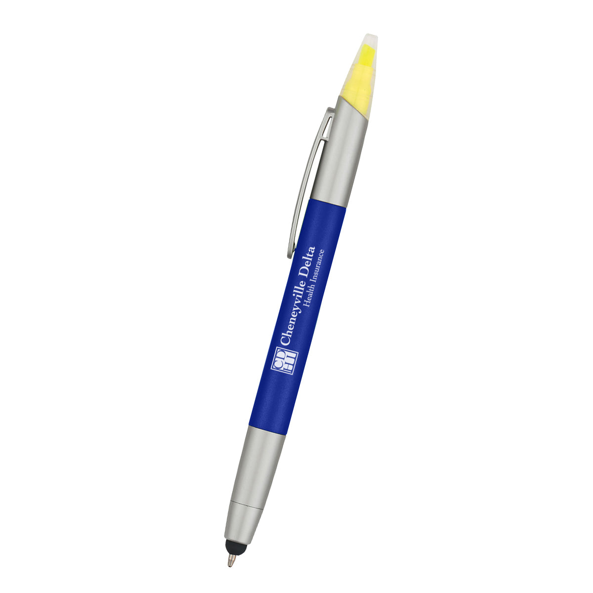 Custom logo 3-In-1 Pen With Highlighter and Stylus