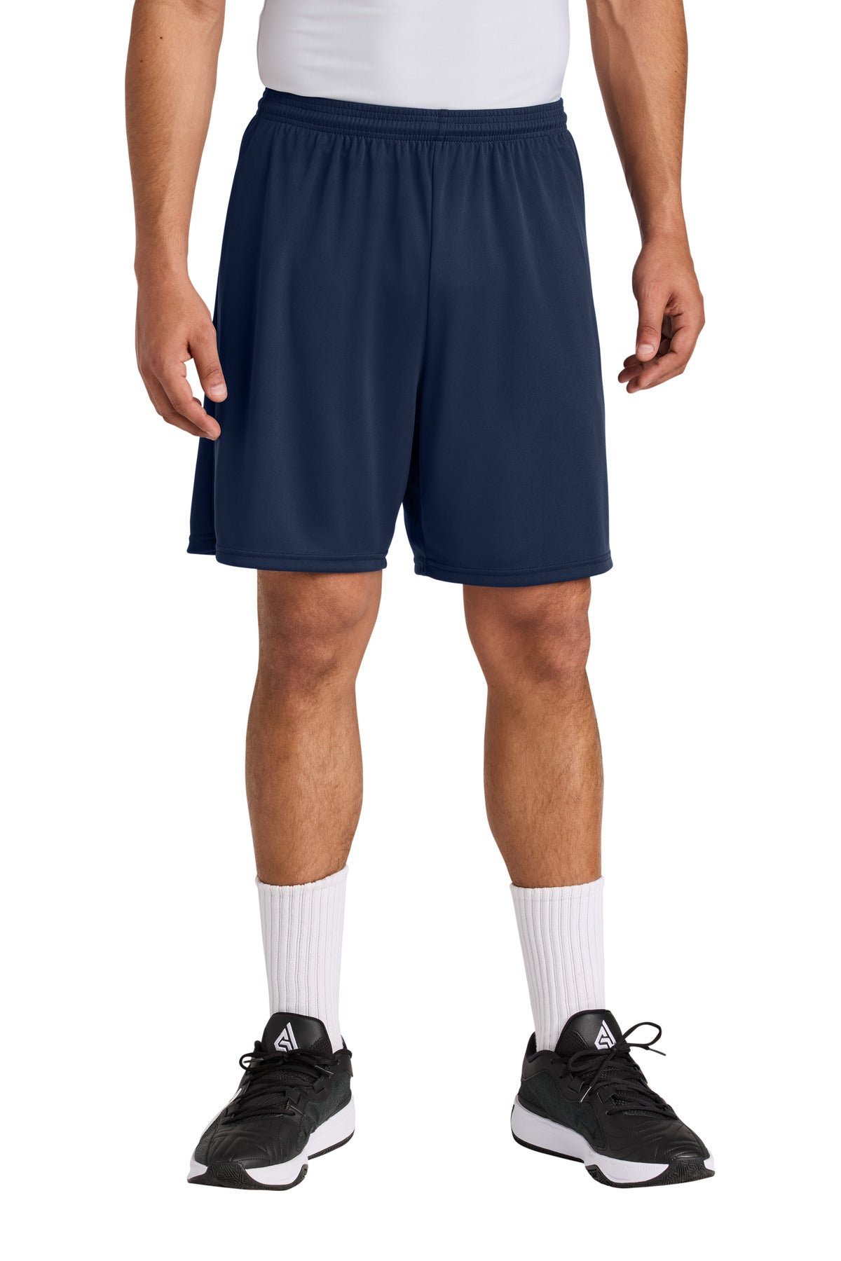 Custom logo A4 Cooling Performance 7 Short A4N5244 in Navy