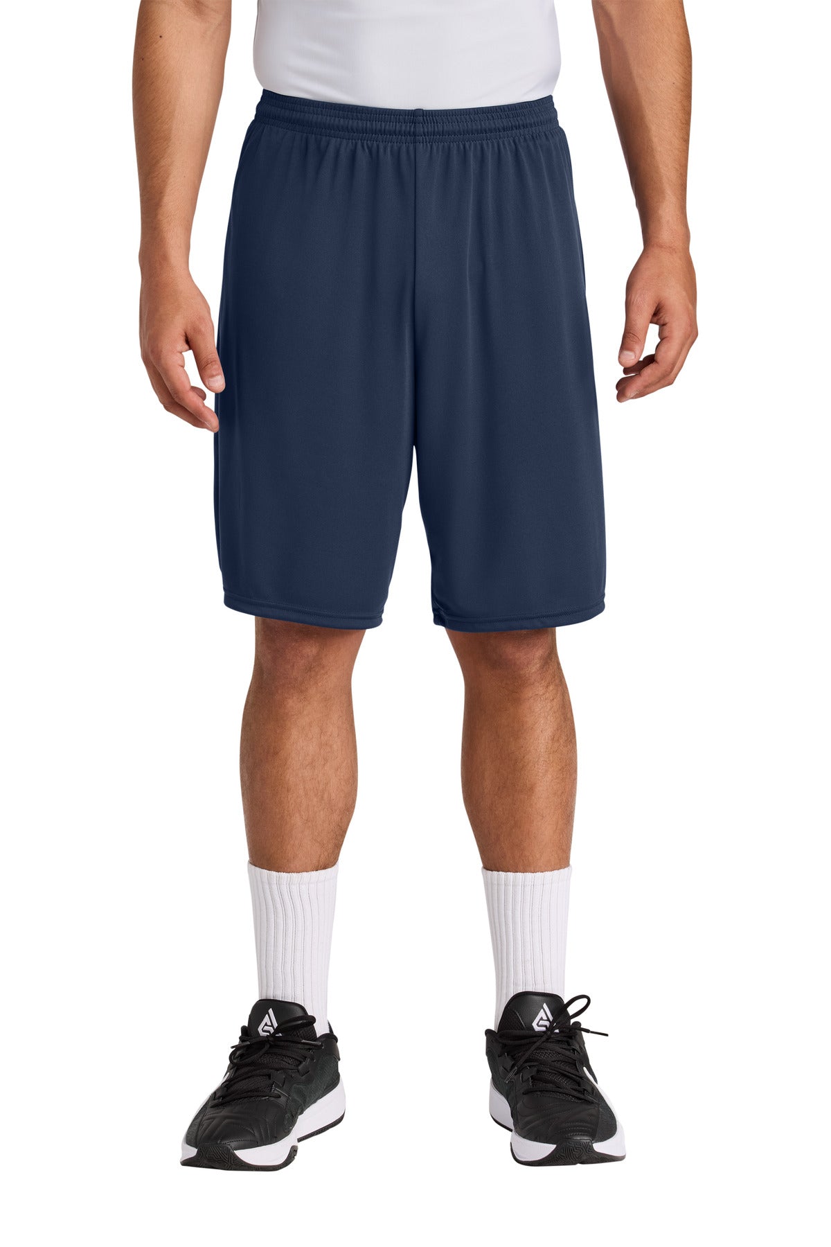 Custom logo A4 Cooling Performance 9 Short A4N5283 in Navy