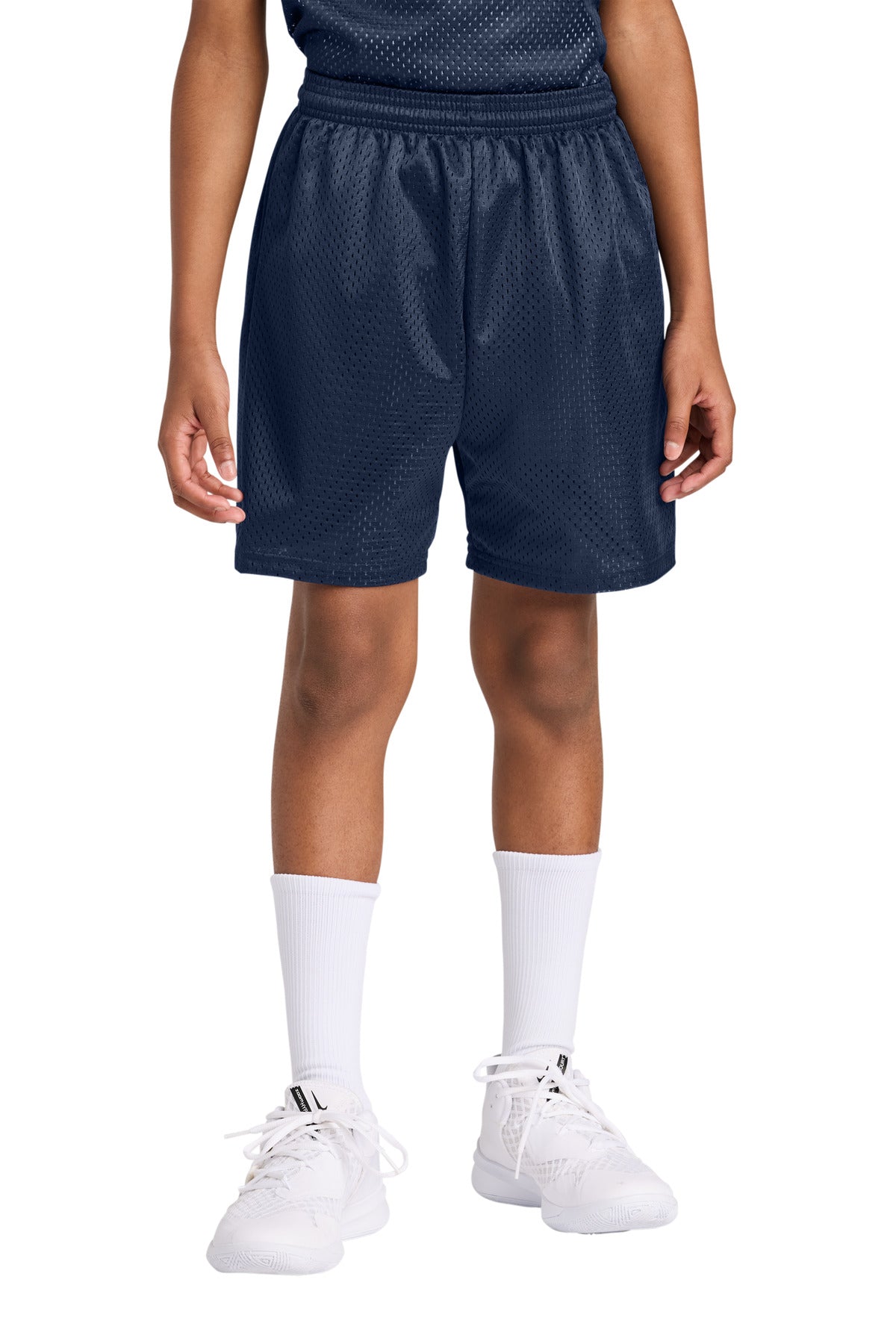 Custom logo A4 Youth Sprint 6 Mesh Short A4NB5301 in Navy