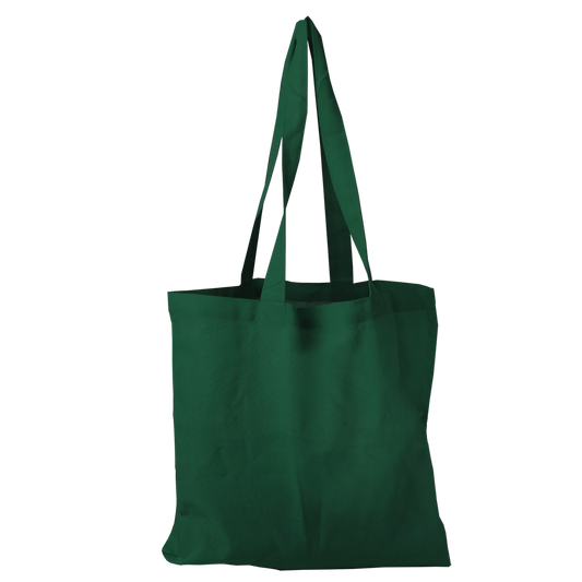 Custom logo Square Cotton Flat Tote