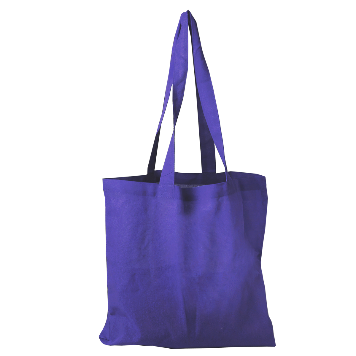 Custom logo Square Cotton Flat Tote