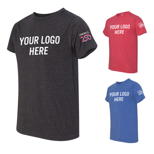 America250™ USA Made 50/50 Fine Jersey Crew T-Shirt