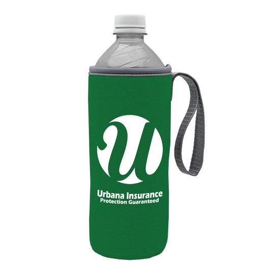 Insulated Water Bottle Caddy with Carry Strap