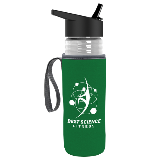 Lifeguard Bottle with Flip-Straw Lid and Insulated Caddy - 24 oz.