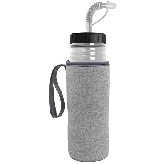 Lifeguard Bottle with Straw Lid and Insulated Caddy - 24 oz.