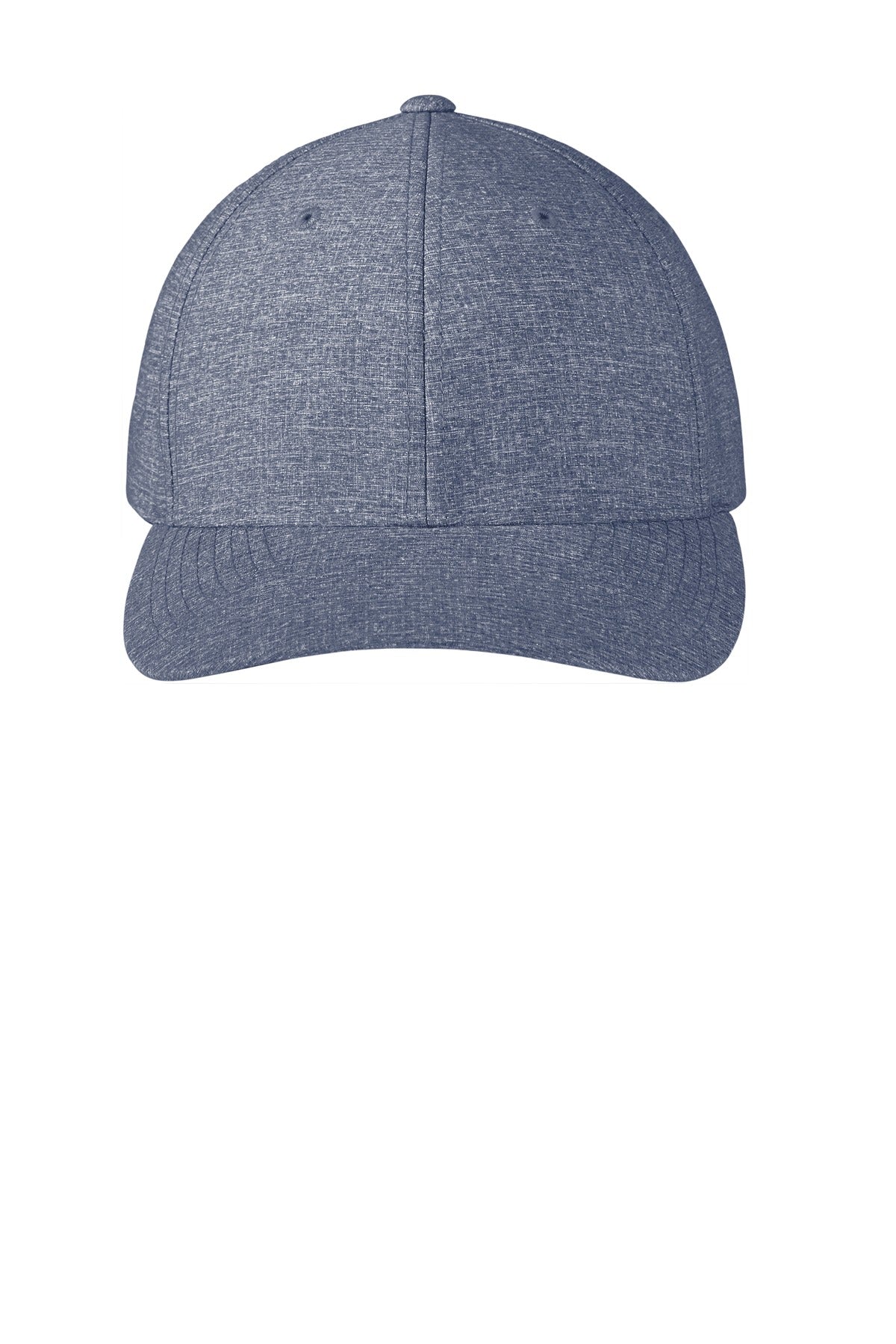 Custom logo Port Authority ® Flexfit 110 ® Performance Snapback Cap C301 in Heather True Navy