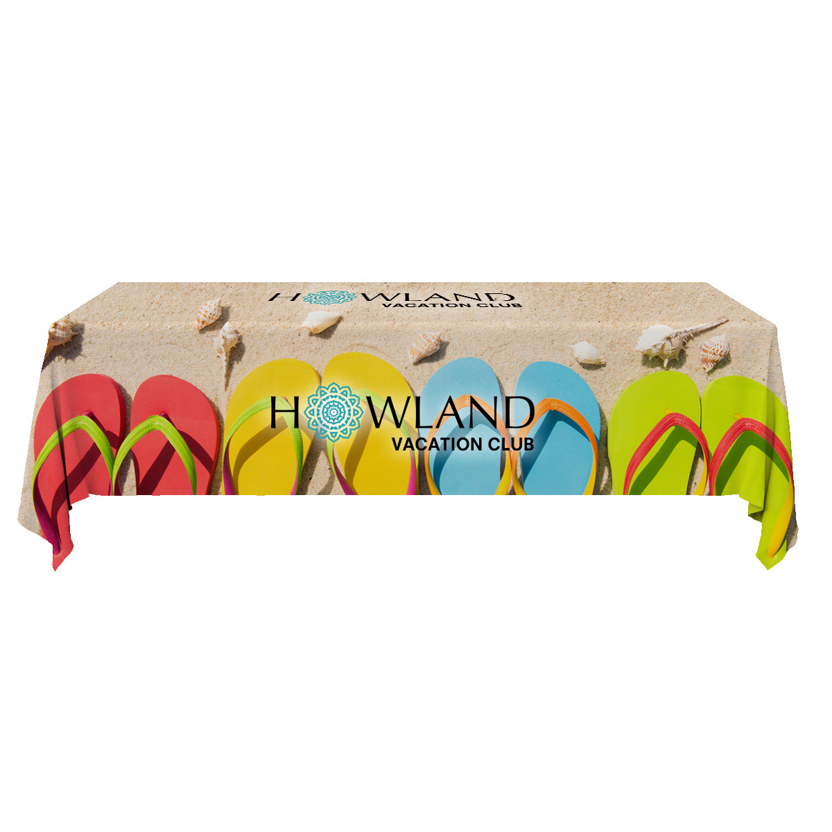 Custom logo Dye-Sublimated Table Cloth