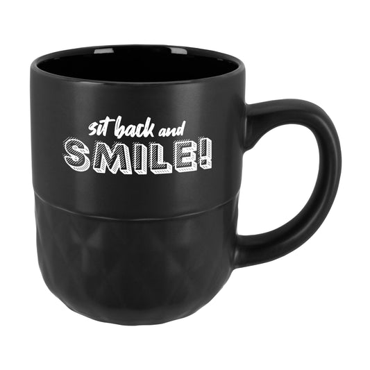 Coffee Mug with Facet Texture - 16 oz.