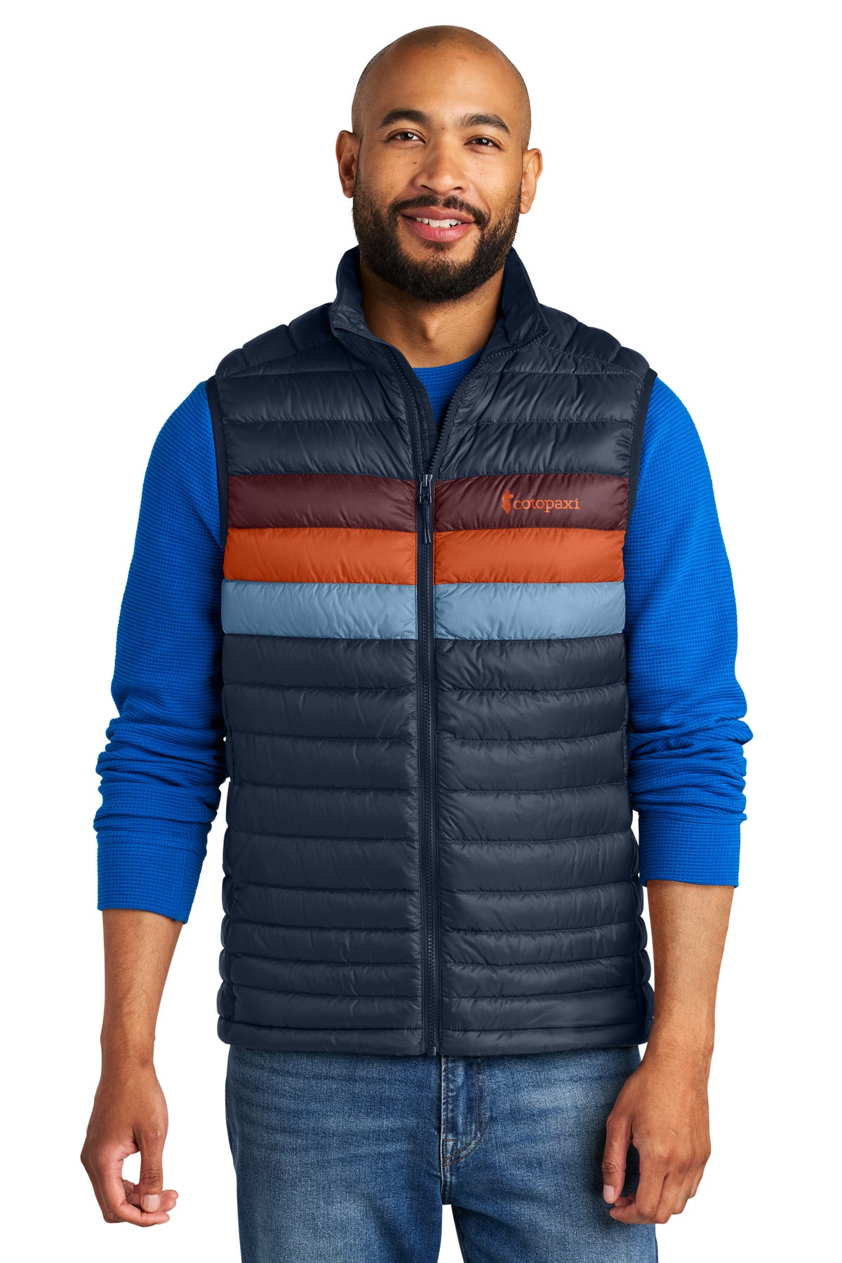 Custom logo Cotopaxi® Fuego Down Vest COTOM1689 in Maritime/ Mulberry