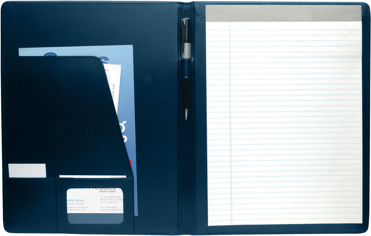 Custom logo Executive Crescent Padfolio