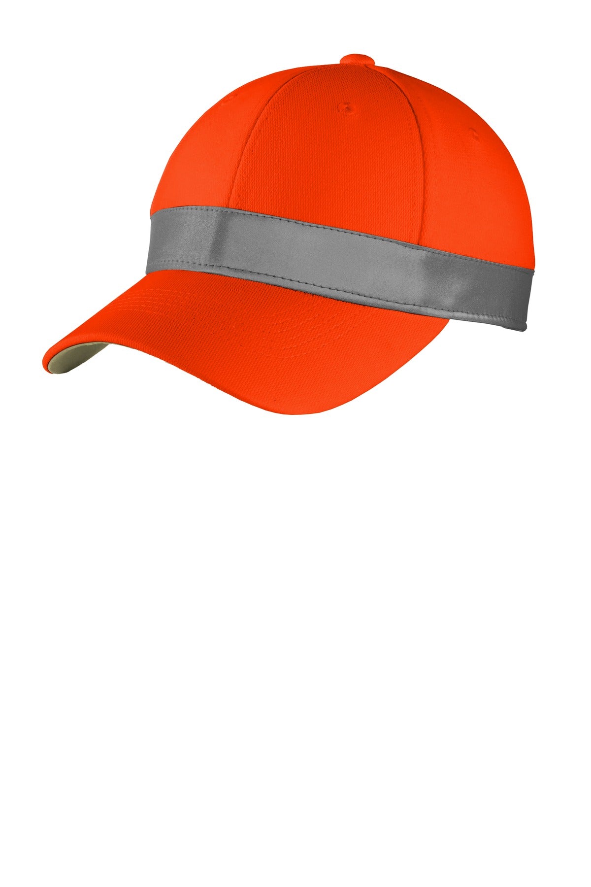 Custom logo CornerStone ® ANSI 107 Safety Cap. CS802 in Safety Orange