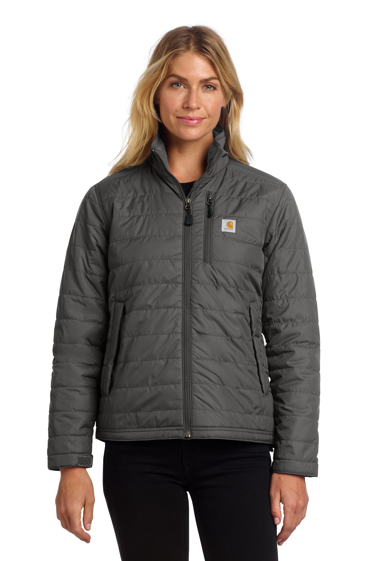 Custom logo Carhartt® Women's Gilliam Jacket CT104314 in Shadow Grey