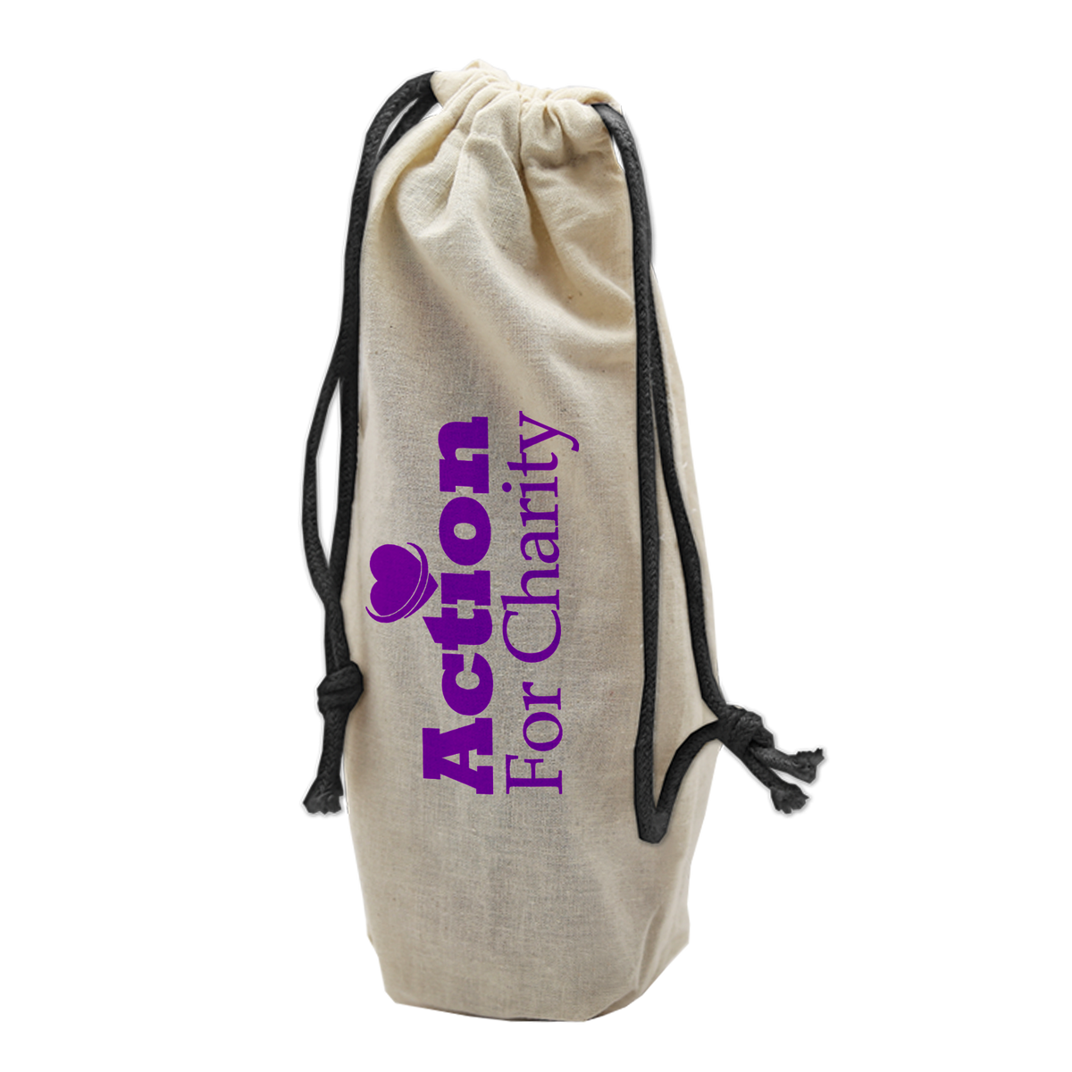 Custom logo Cotton Drawstring Gift Pouch