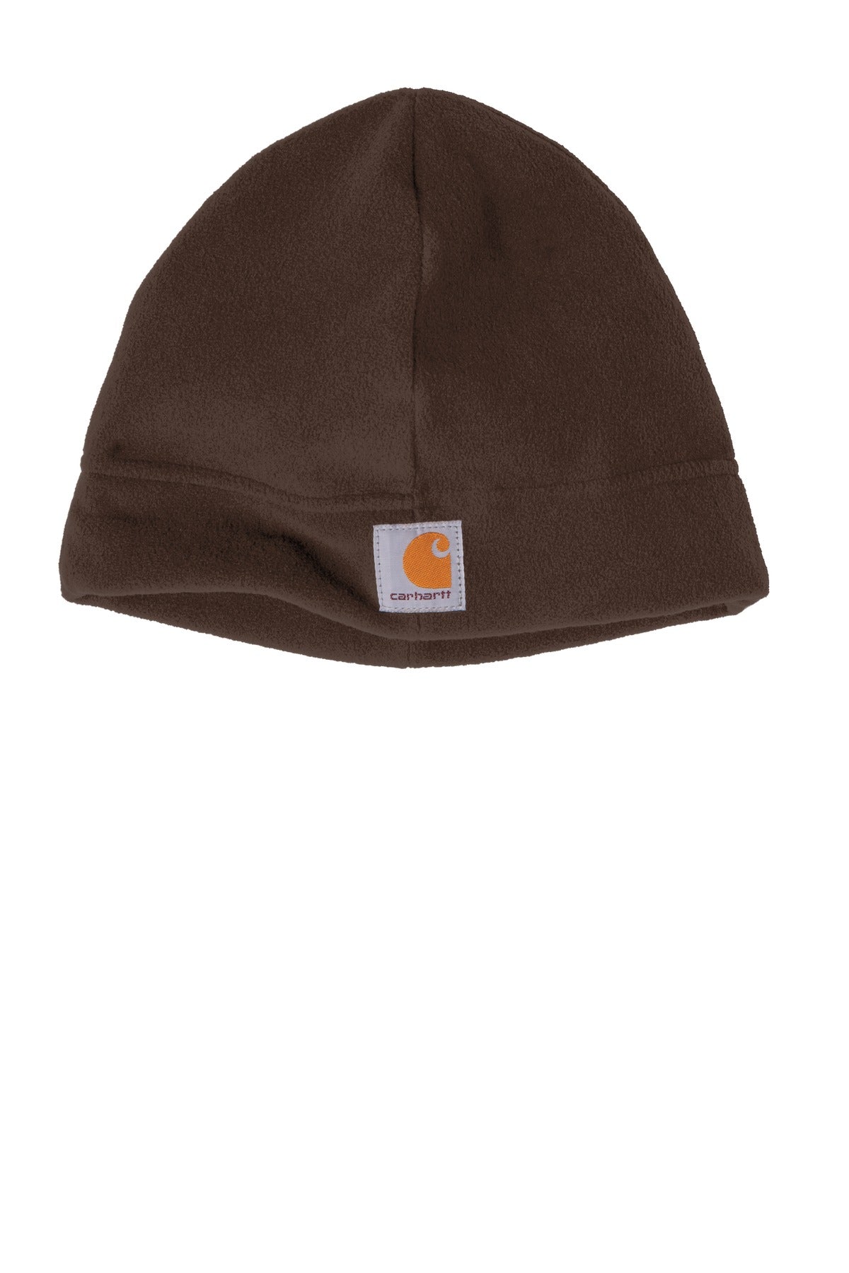 Custom logo Carhartt ® Fleece Hat. CTA207 in Dark Brown