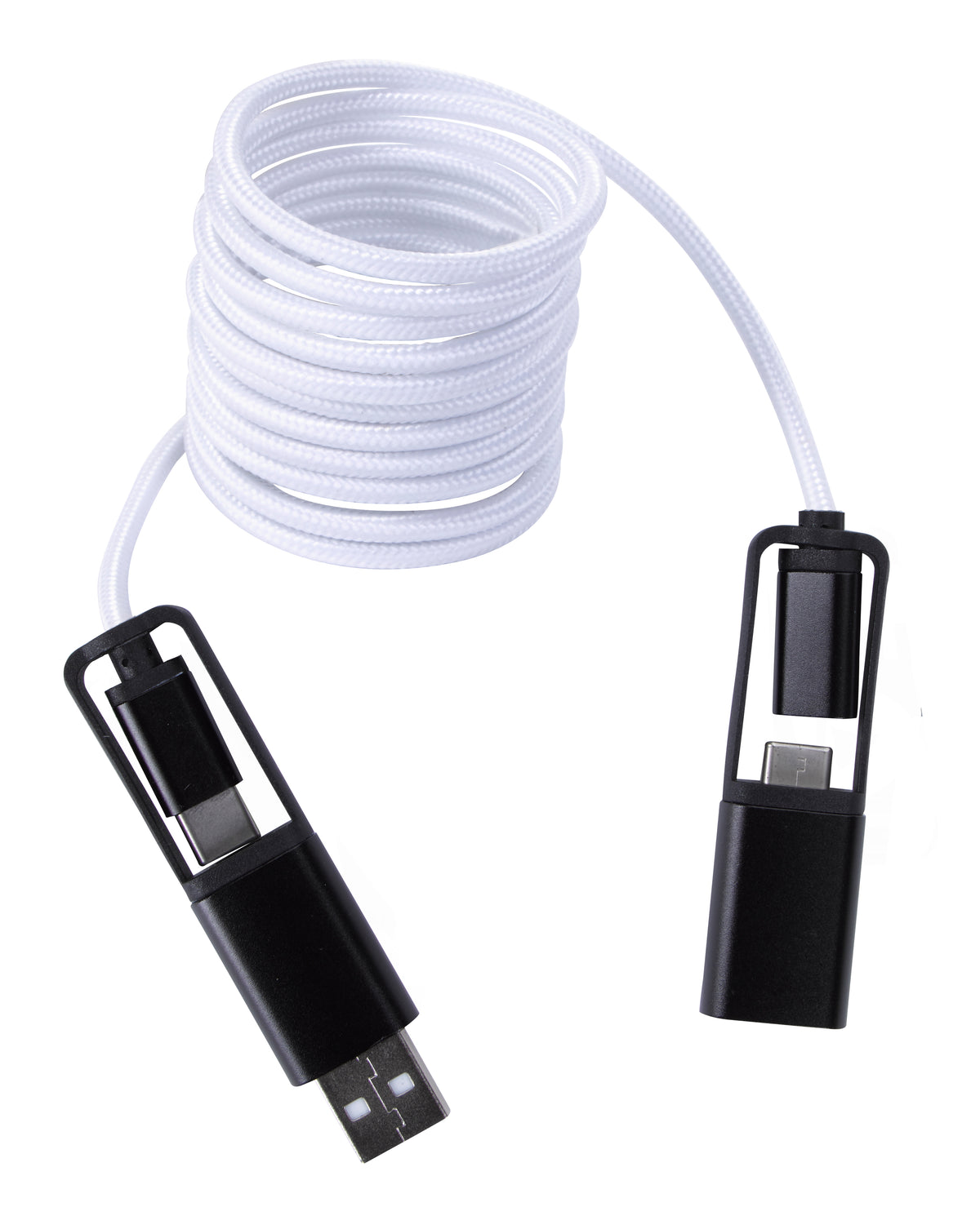 Custom logo All-Over Braided Long Cable Extender