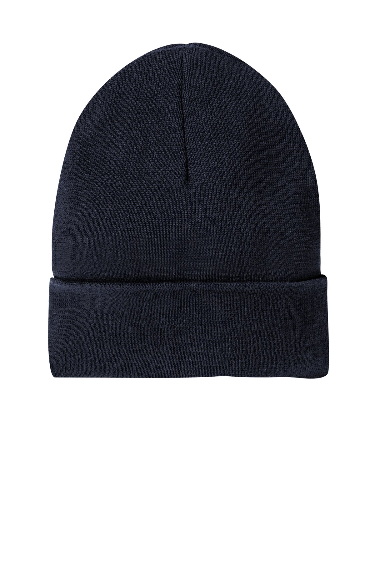 Custom logo District® Re-Beanie® DT815 in True Navy