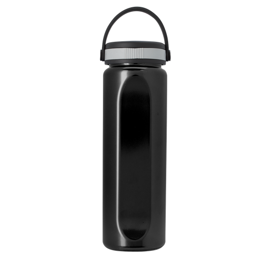 Boss Embossed RPET Bottle with Grip Lid - 26 oz.
