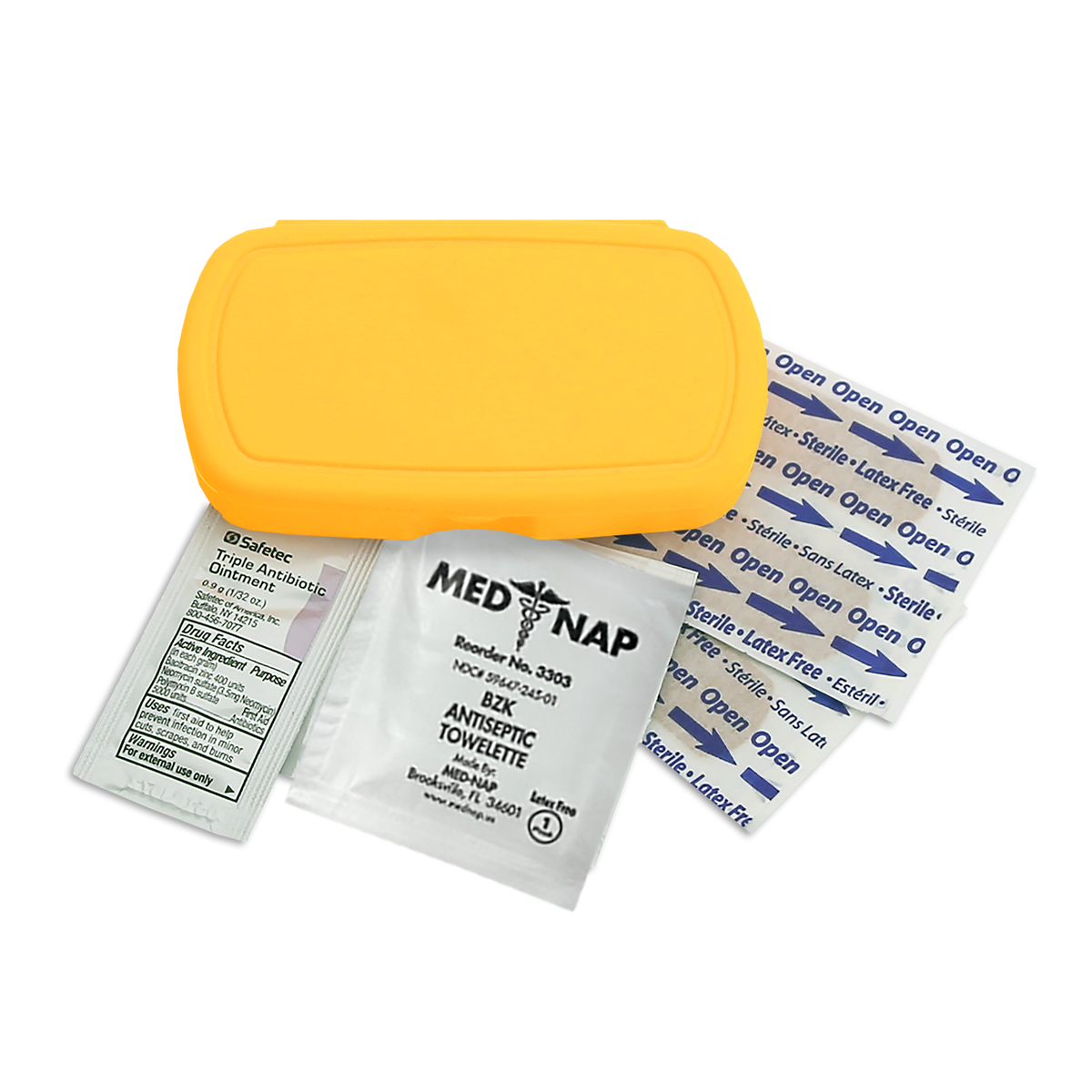 Custom logo Compact First Aid Kit – 6 Piece