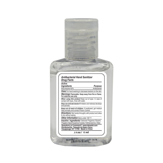 Custom logo Square Antibacterial Hand Sanitizer 0.50 oz /15 ml