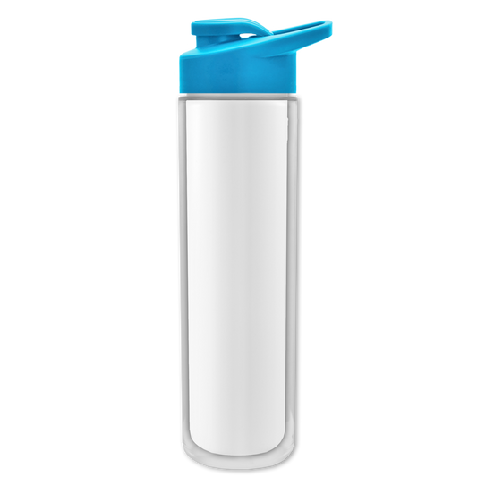 Chiller Insulated Bottle with Drink-Thru Lid and Full-Color Insert - 16 oz.
