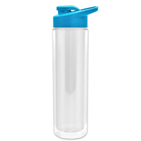 Chiller Insulated Bottle with Drink-Thru Lid and Full-Color Paper Insert - 16 oz.