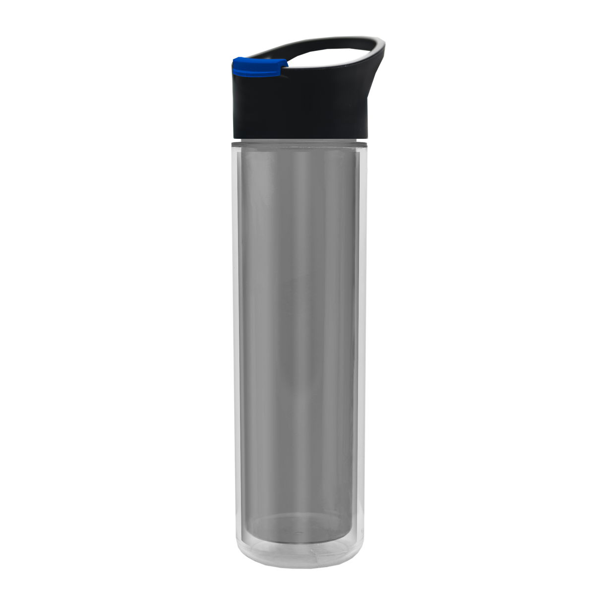Custom logo Chiller Insulated Bottle with Pop-Up Lid and Full-Color Paper Insert - 16 oz.