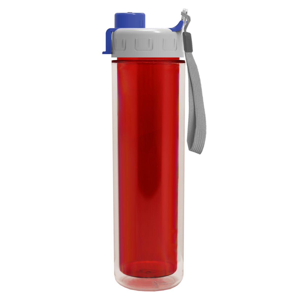 Custom logo Chiller Double-Wall Insulated Bottle with Quick-Snap Lid - 16 oz.