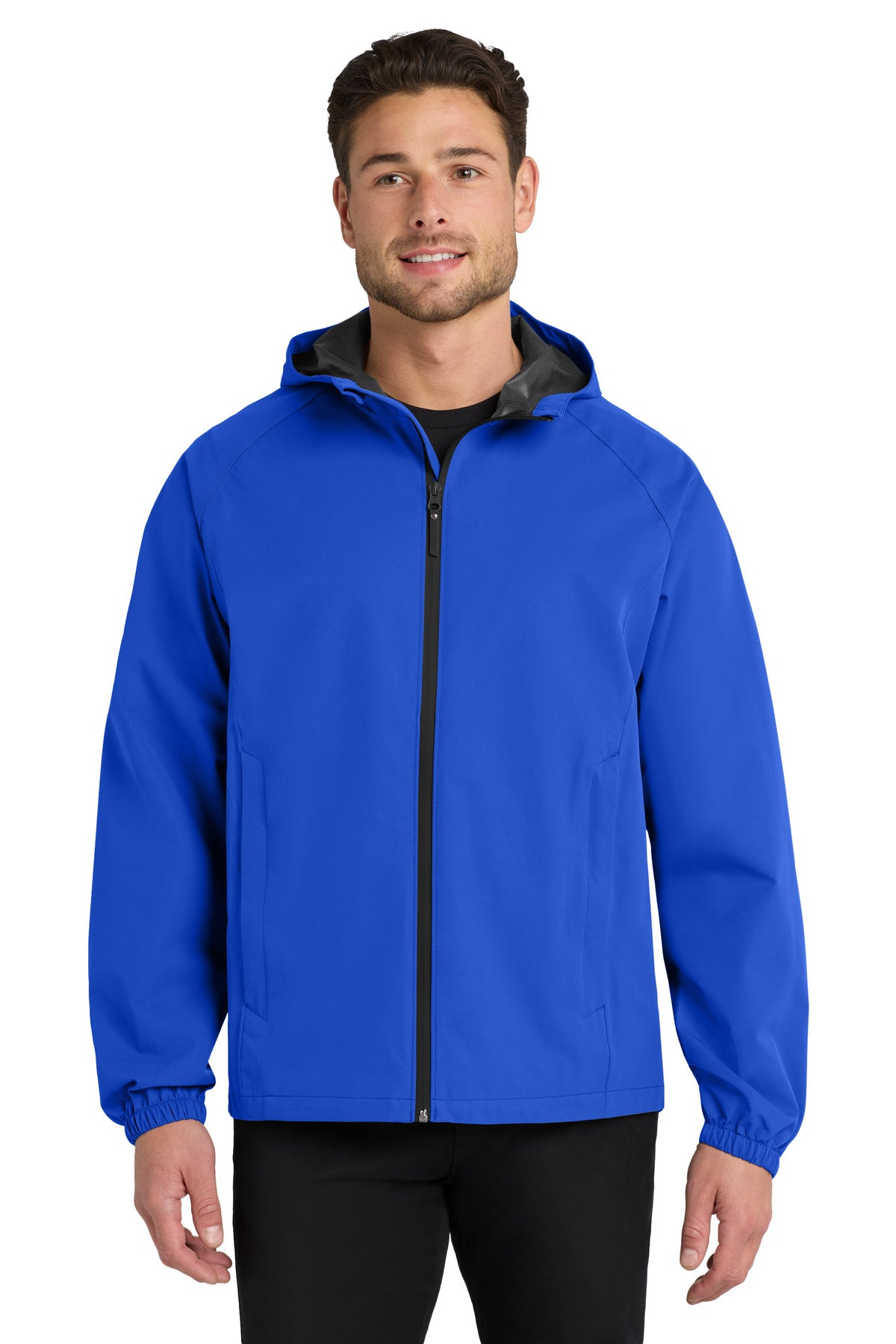 Custom logo Port Authority ® Essential Rain Jacket J407 in True Royal