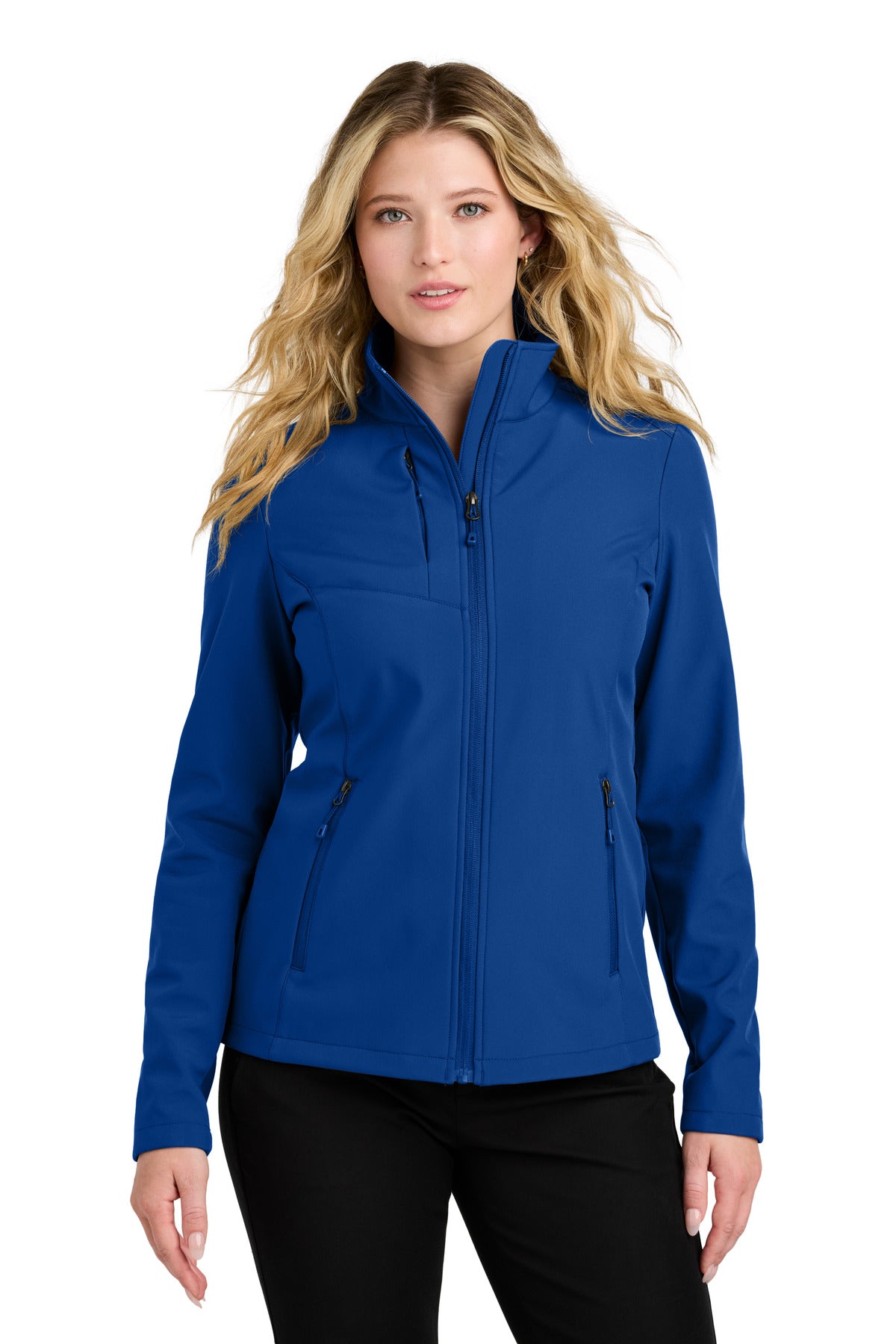 Custom logo Port Authority® Women's C-FREE® Core Soft Shell L720 in True Royal