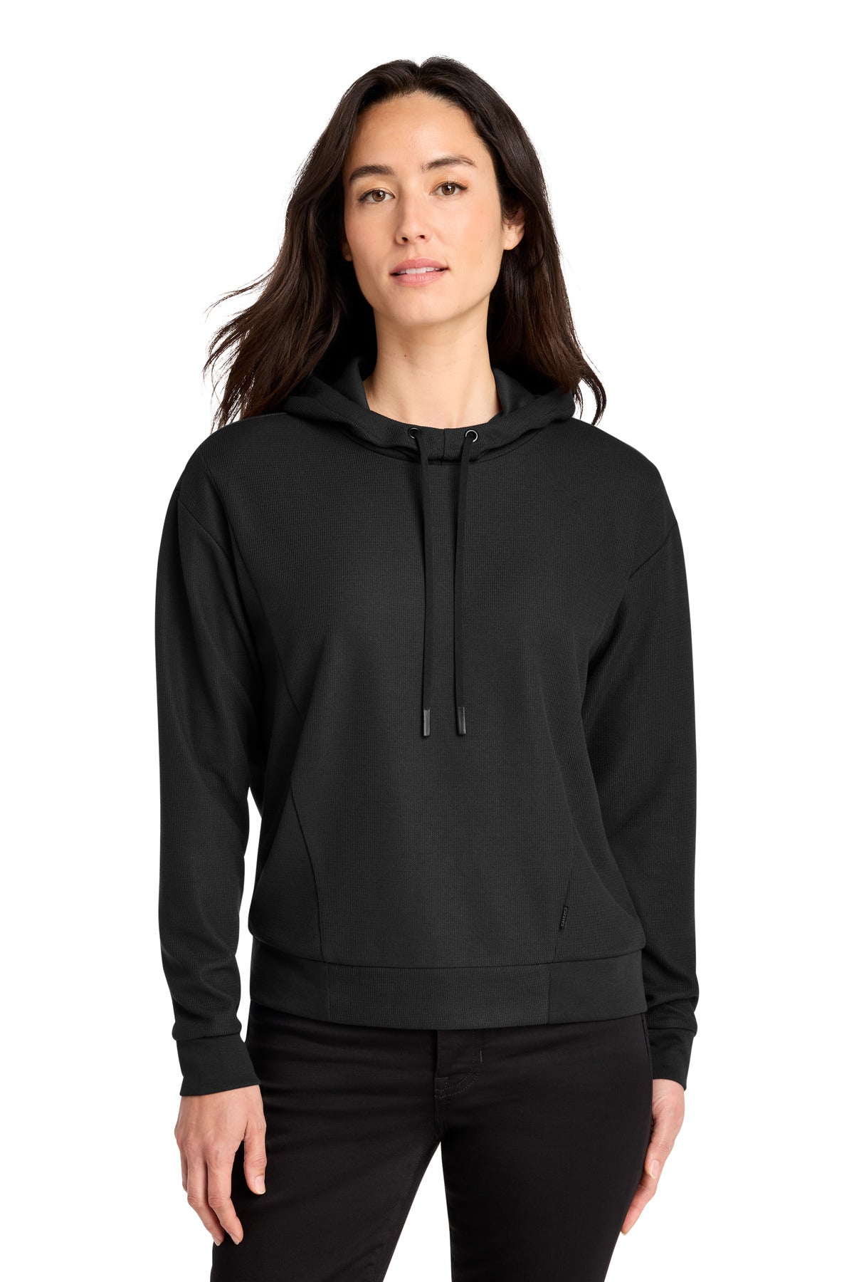 Custom logo OGIO® Women's Revive Hoodie LOG162 in Blacktop