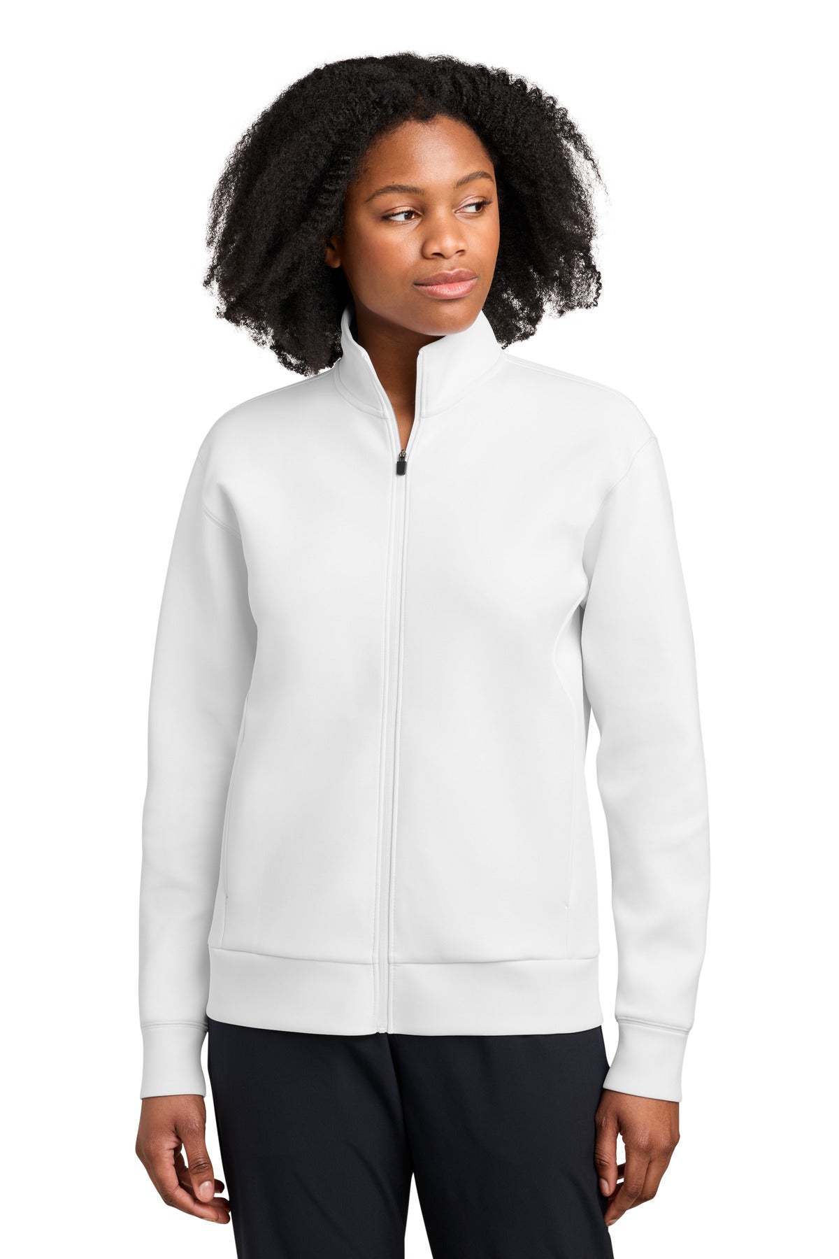 Custom logo Sport-Tek® Women's Pro Perform Full-Zip LST582 in White