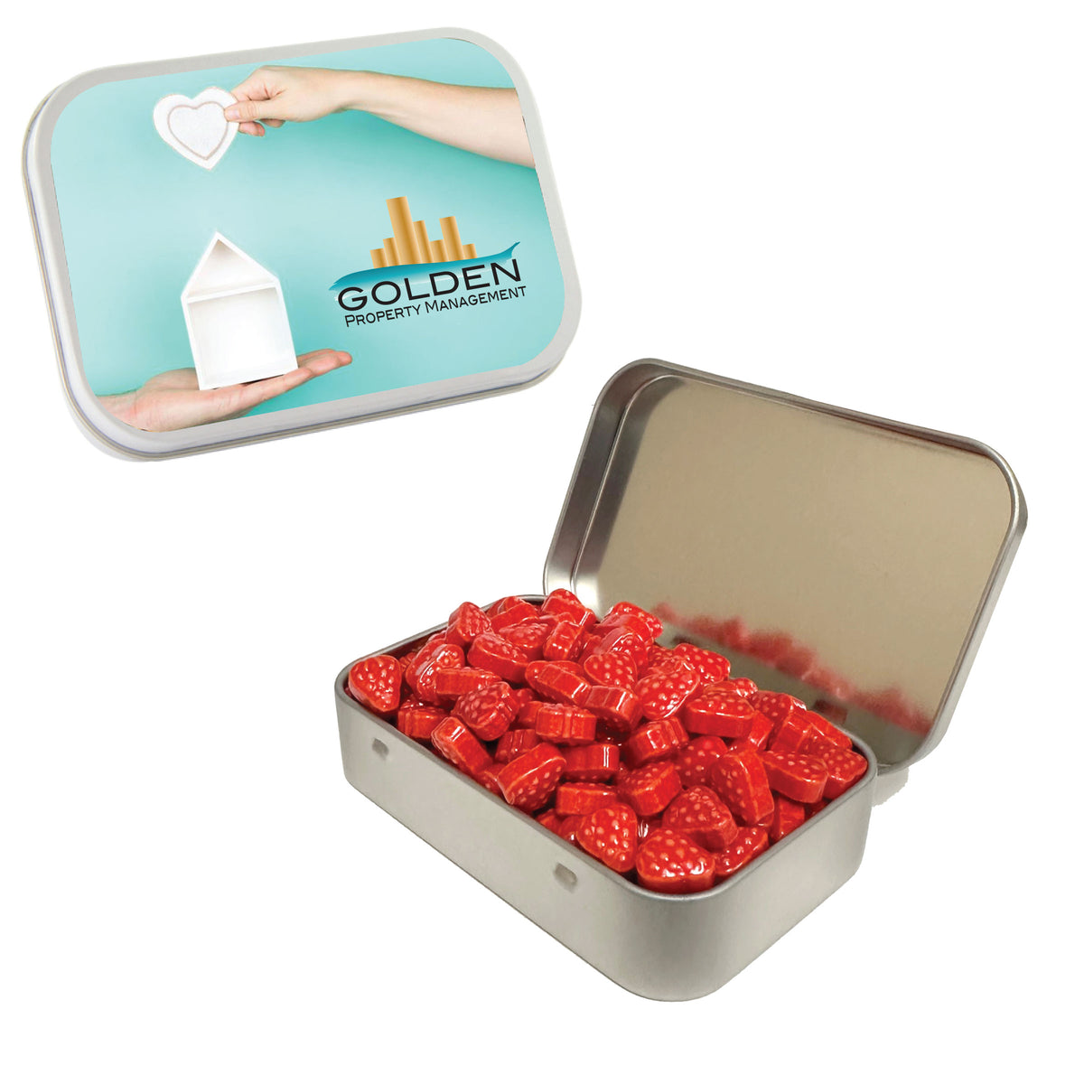 Custom logo Large Tin