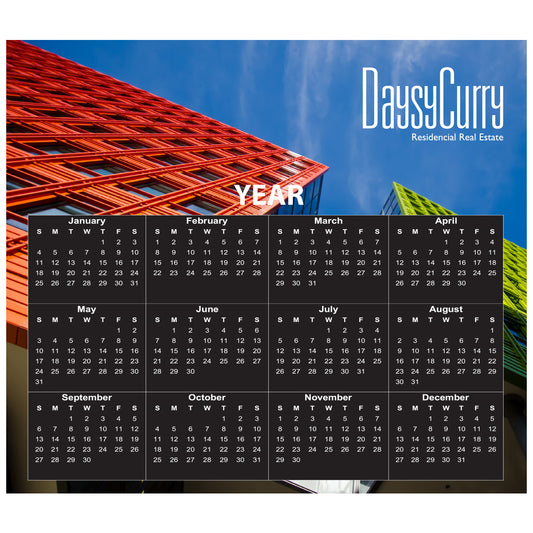 Custom logo Calendar Magnet
