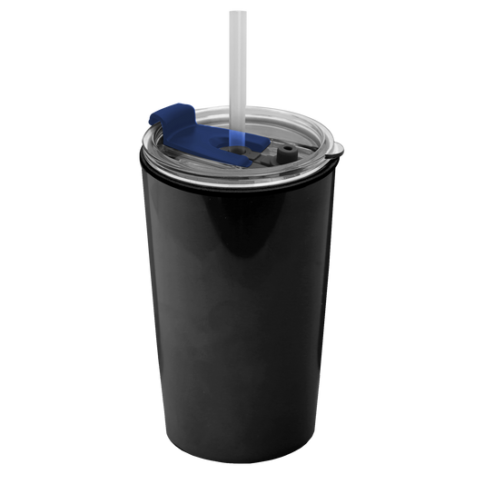 Sentinel Metallic Acrylic Tumbler with 2-in-1 Lid with Straw - 14 oz.