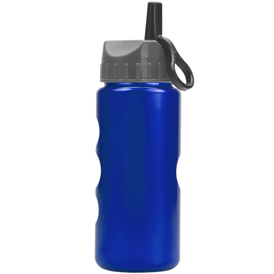 Mini Peak Tritan® Metallike Bottle with Ring-Straw Lid - 22 oz.