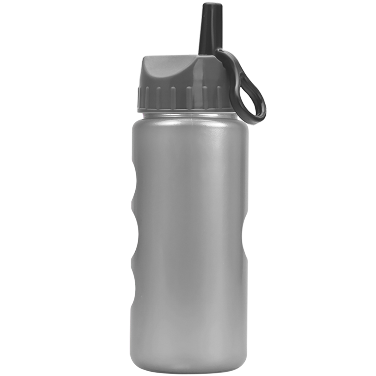 Custom logo Mini Peak Tritan® Metallike Bottle with Ring-Straw Lid - 22 oz.