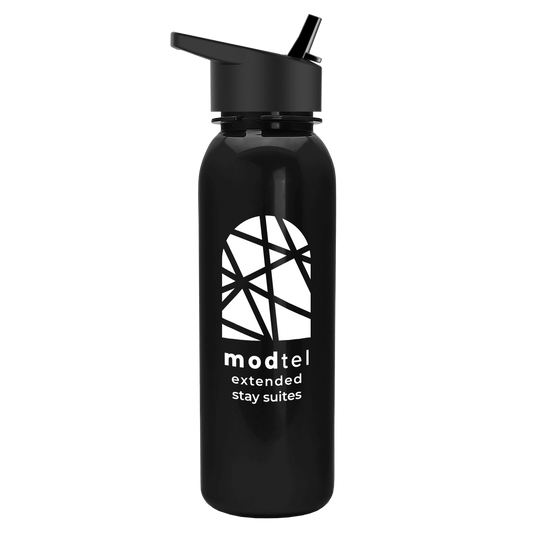 Terrain Metallike Bottle with Flip-Straw Lid - 24 oz.