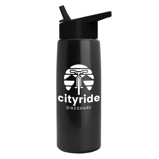 Flair Tritan® Metallike Bottle with Flip-Straw Lid - 26 oz.