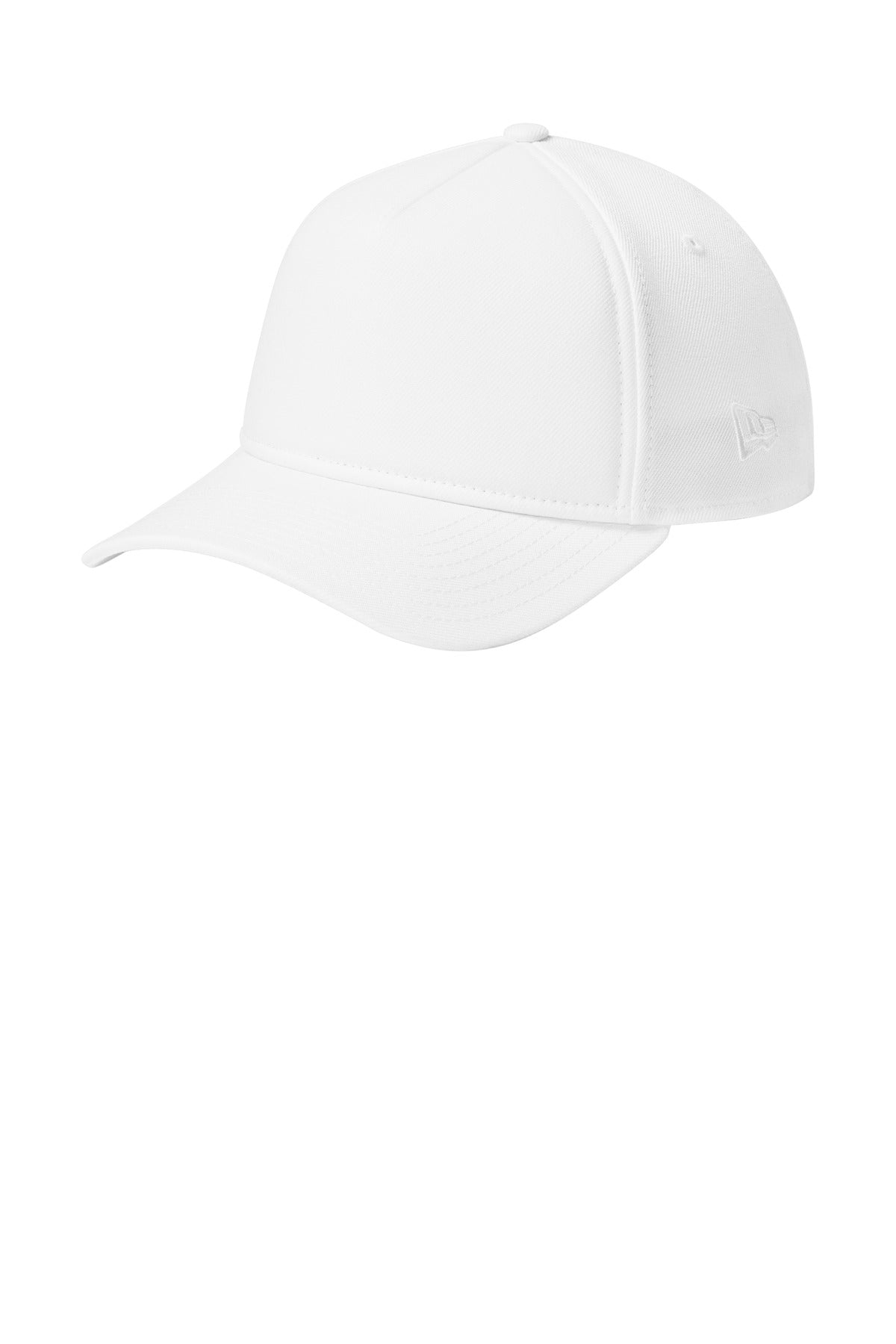 Custom logo New Era® A-Frame Snapback Cap NE211 in White