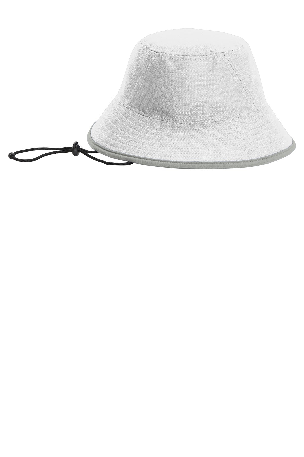 Custom logo New Era ® Hex Era Bucket Hat NE800 in White/ Rainstorm Grey
