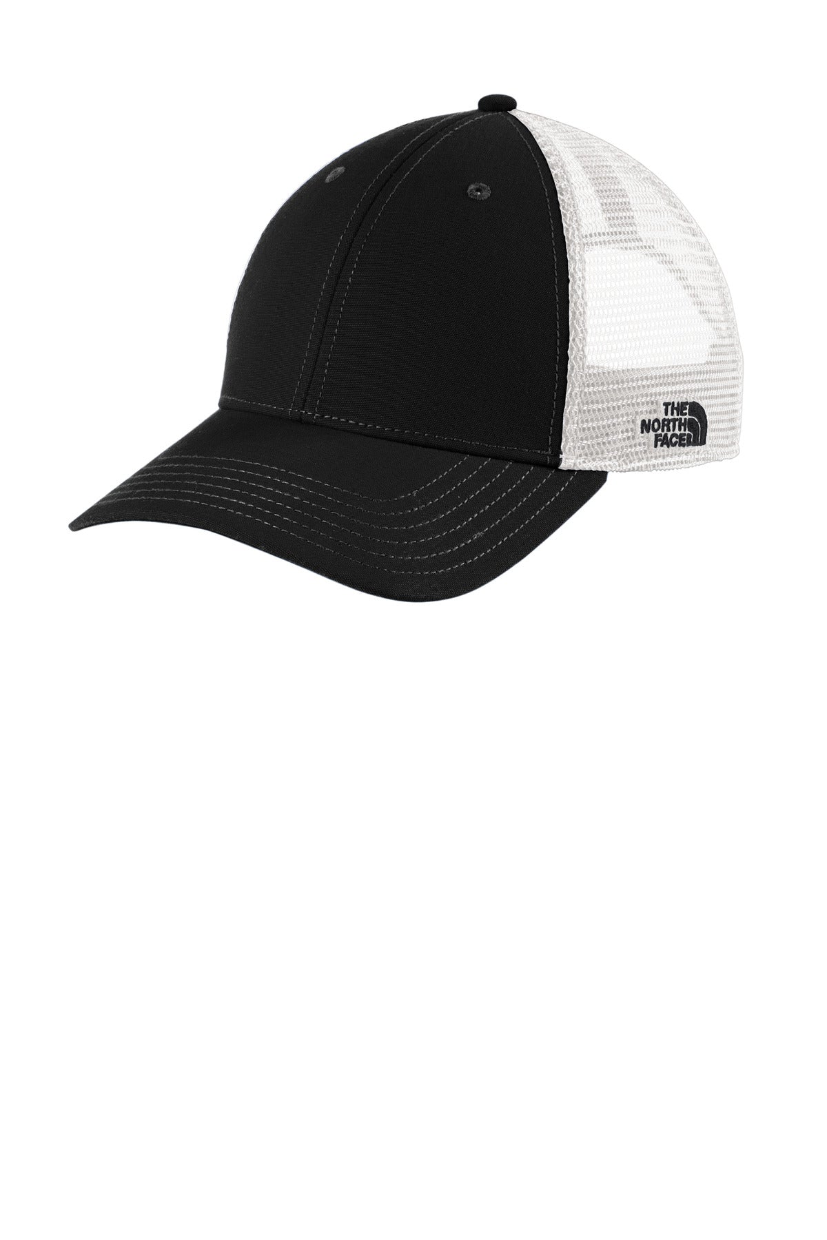 Custom logo The North Face ® Ultimate Trucker Cap. NF0A4VUA in TNF Black/ TNF White