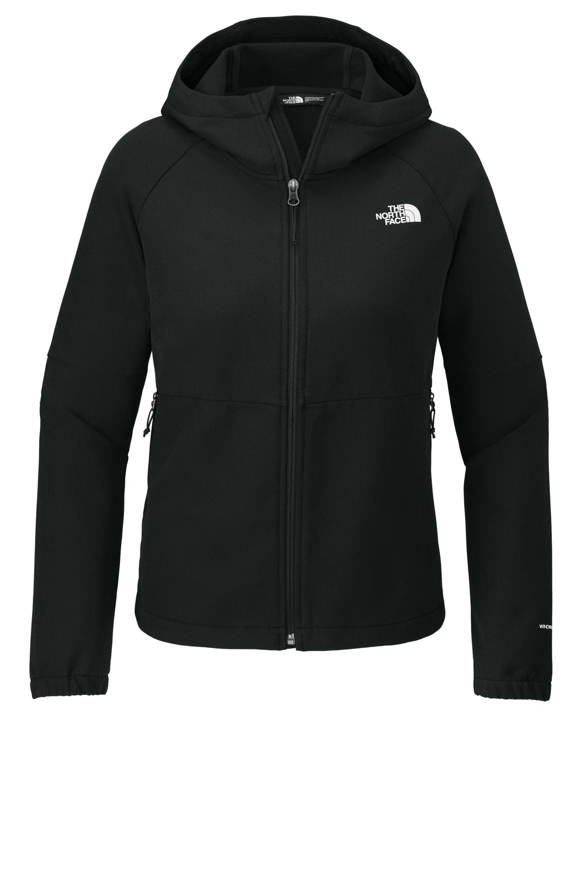Custom logo The North Face® Women's Barr Lake Hooded Soft Shell Jacket NF0A8BUE in TNF Black Heather