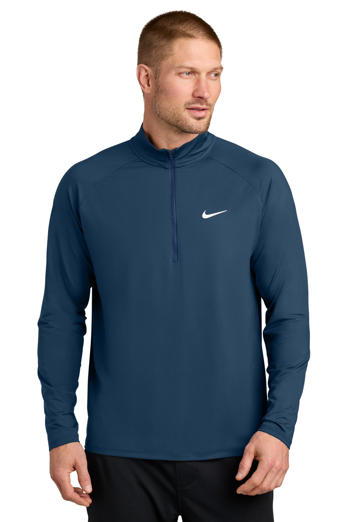 Custom logo Nike Dri-FIT Stride 1/2-Zip NKIO8137 in Navy